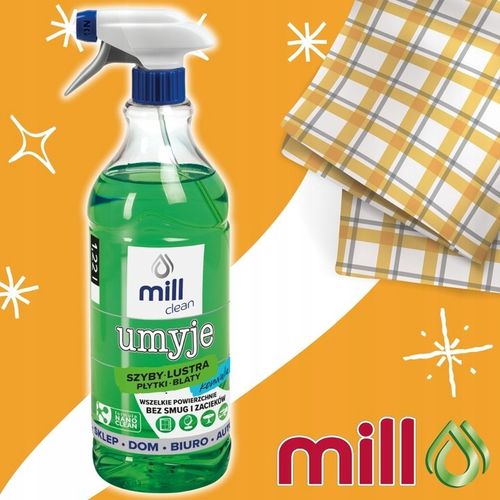 Mill Clean UMYJE Płyn do Mycia Szyb Luster Glazury Mix 4,88l na Arena.pl