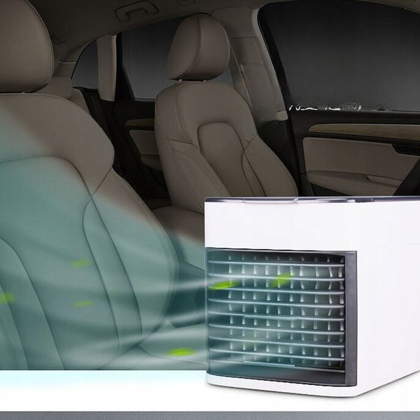 PRZENOŚNY MAŁY KLIMATYZER USB NA WODĘ i LÓD 3W1 KLIMATOR DO DOMU WENTYLATOR zdjęcie 13