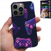 ETUI DO IPHONE 15 PRO - CASE DLA GRACZA, WZORY Z GIER + SZKŁO
