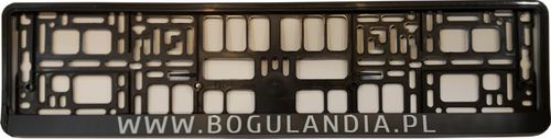 Ramka na tablice rejestracyjną www.bogulandia.pl na Arena.pl