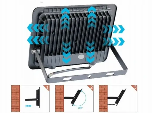 Halogen Naświetlacz LED 50W 4250lm Na Zimę IP65 na Arena.pl