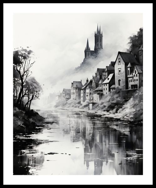 Plakat 40x50cm Mglisty Refleks zdjęcie 3