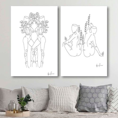 Deco Panel, Siostry minimalizm 70x100 na Arena.pl