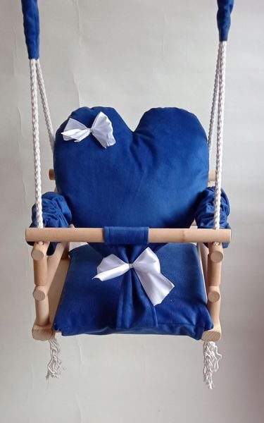 Huśtawka 3w1 dzieci NIEBIESKI ogród prezent pokój zdjęcie 7