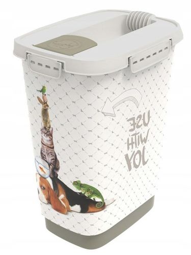 POJEMNIK NA KARMĘ Z DOZOWNIKIEM 10 L 8kg Rotho na Arena.pl