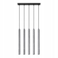 Lampa wisząca szara betonowa 5xG9 8W PASTELO SL.1274 Sollux Lighting