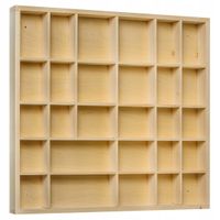 Półka na drobiazgi organizer drewniany 44,5x40x3cm