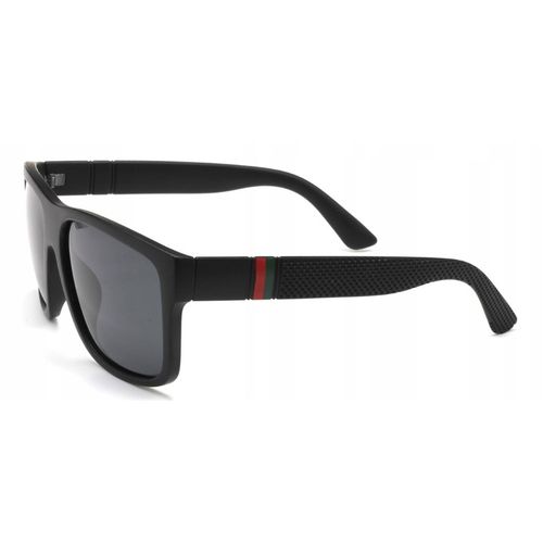 OKULARY PRZECIWSŁONECZNE MĘSKIE POLARYZACYJNE Z ETUI GRATIS DUŻE CZARNE na Arena.pl