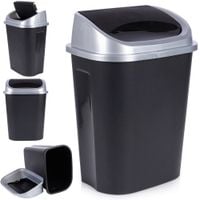 Kosz na Śmieci Odpady Plastikowy Uchylny Biurowy Łazienkowy Kuchenny 25L