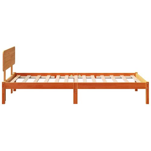 Ramka łóżka Woskowy Brąz 100 x 200 cm Lite drewno sosnowe na Arena.pl