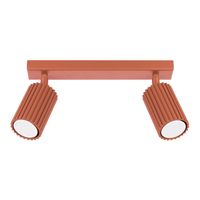 Plafon KARBON 2 ochra czerwona