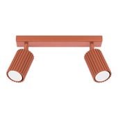 Plafon KARBON 2 ochra czerwona