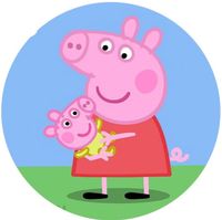Opłatek na tort Urodziny Świnka Peppa Postać Okazjonalny Tekst