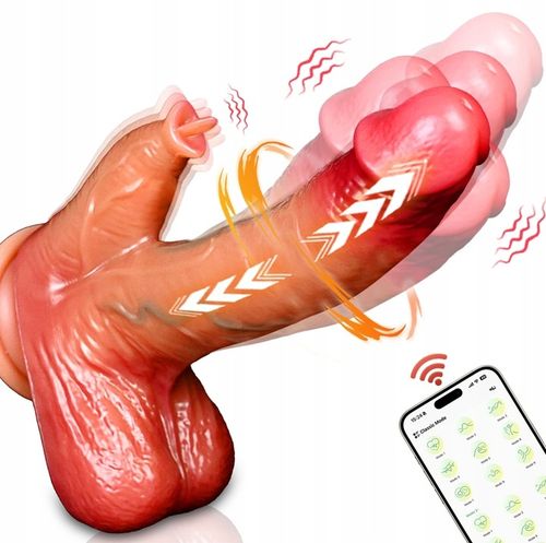 DILDO RUCH POSUWISTY I OBROTOWYM PENIS WIBRATOR GRZANIE 39stC APLIKACJA na Arena.pl