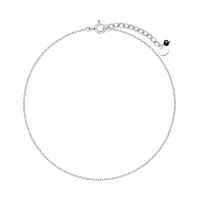 srebrna bransoletka na nogę 25cm - bsn6450