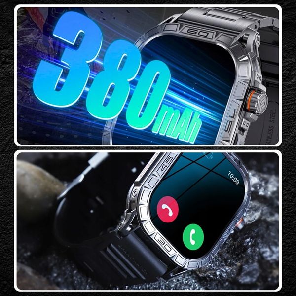 ZEGAREK SMARTWATCH MĘSKI WIELOFUNKCYJNY POMIARY ROZMOWY KROKI MENU PL zdjęcie 7