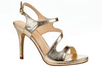 Sandały na szpilce 10 cm. paski złote Rozmiar obuwia - 38