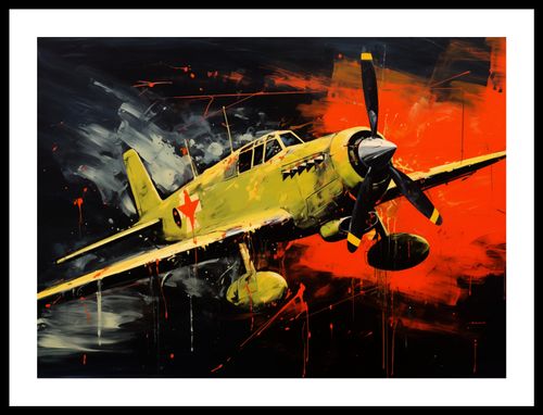 Plakat 55x40cm Barwny Przelot na Arena.pl