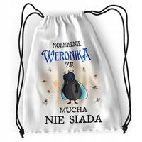 Plecak Dla Weroniki Szkolny Worek Torba Z Nadrukiem Ze Zdjęciem