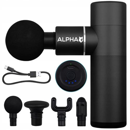 PISTOLET DO MASAŻU MOCNY MASAŻER MASSAGE GUN ALPHA na Arena.pl