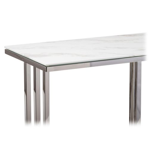 KONSOLA AMAGAT SILVER WHITE 120 CM na Arena.pl