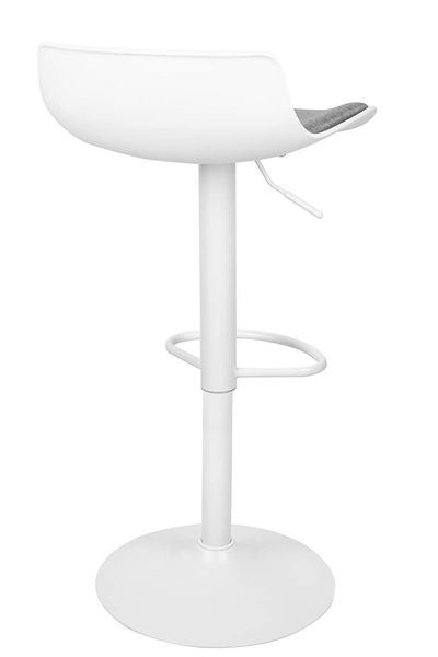 Obrotowe krzesełko hoker Snap Bar Tap z oparciem białe zdjęcie 5