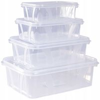 pojemnik master food - kpl transparent