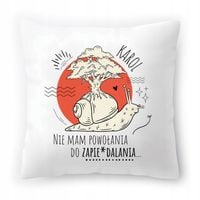 Poduszka Dla Karola Na Urodziny Ze Zdjęciem Na Prezent Biała 40X40 Cm