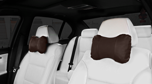 PODUSZKA NA ZAGŁÓWEK BRĄZOWA PERFOROWANA na Arena.pl