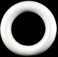 bombka ring styropianowy pełny 31 cm. bor-31p