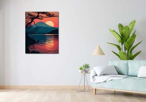 Obraz 70x90cm Góra Wieczorem na Arena.pl