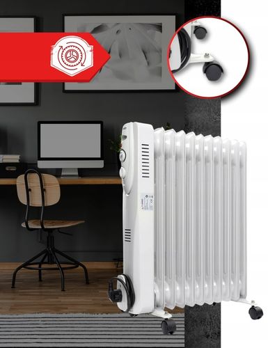 Grzejnik Elektryczny Olejowy Szybko Grzeje 2500W Energooszczędny MOCNY na Arena.pl