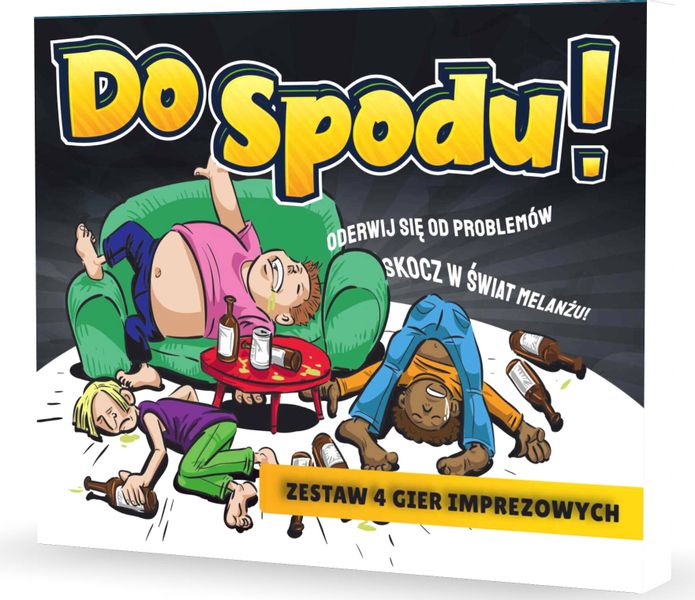 Super Gra Do Spodu ! Zestaw 4 Gier Imprezowych zdjęcie 1