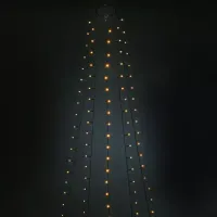 Lampki choinkowe 108 ciepłych białych LED na 3 baterie AA dla przytulnego klimatu