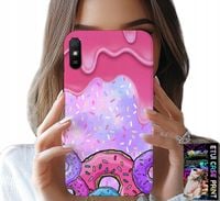 ETUI DO XIAOMI REDMI 9A - SŁODKIE DONUTY Z LUKREM W TLE + SZKŁO