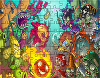 Puzzle Plants vs Zombie
