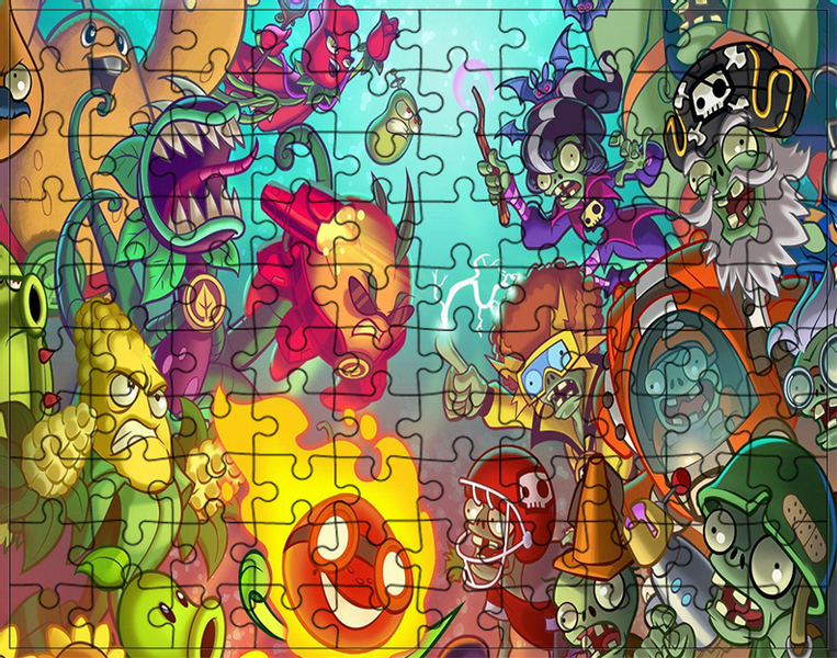 Puzzle Plants vs Zombie zdjęcie 1