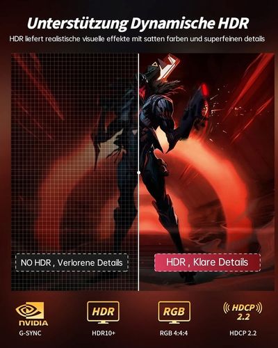 KABEL DISPLAYPORT - HDMI 2.1 PRZEWÓD ADAPTER DISPLAY DP 8K 4K 120HZ HDR 2M na Arena.pl