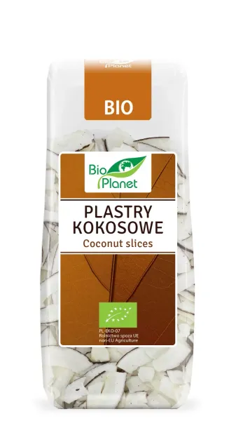 Plastry Kokosowe BIO 100 g - BIO Planet zdjęcie 1