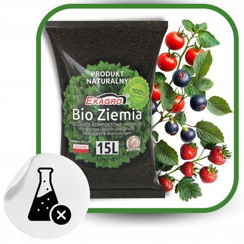 Bio Ziemia Ogrodowa Uniwersalna z EKO Nawozem Podłoże od Dżdżownic na Arena.pl