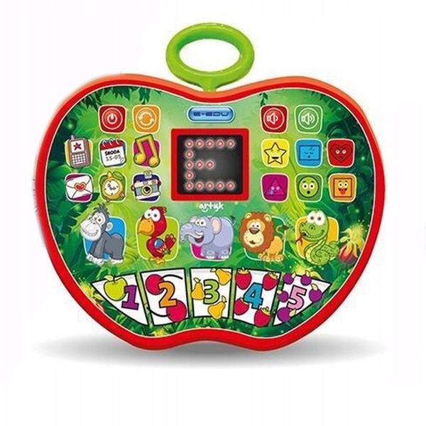 Pad edukacyjny dla dzieci jabłko E-Edu zdjęcie 2