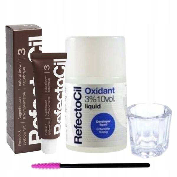 Zestaw REFECTOCIL Henna brąz Liquid 3% kieliszek zdjęcie 3