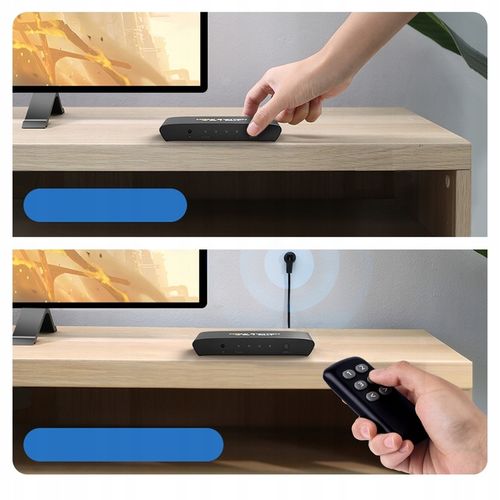 ROZDZIELACZ PRZEŁĄCZNIK SWITCH 3x HDMI 4K FULL HD na Arena.pl