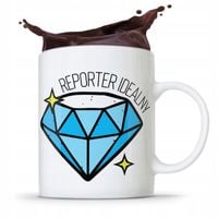 Kubek Dziennikarza Reportera Reporter Idealny Z Nadrukiem Ze Zdjęciem