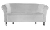 Sofa Milo MG39 jasny szary nogi chrom