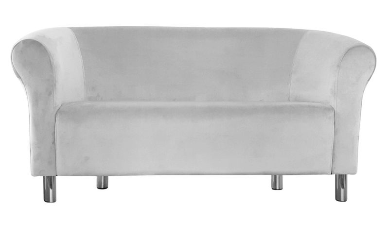 Sofa Milo MG39 jasny szary nogi chrom zdjęcie 1