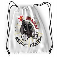 Plecak Sportowy Szkolny Pośrednika Worek Torba Z Nadrukiem Ze Zdjęciem