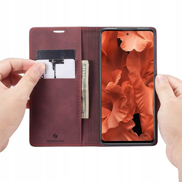 Spacecase Wallet Redmi Note 9S/9 Pro Red zdjęcie 14