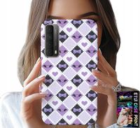 ETUI DO HUAWEI P SMART 2021 - MODNE SERCA KOKARDKI KOKARDA + SZKŁO