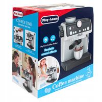 EKSPRES DO KAWY DLA DZIECI AUTOMAT ZESTAW BARISTY DŹWIĘK ŚWIATŁO FILIŻANKA